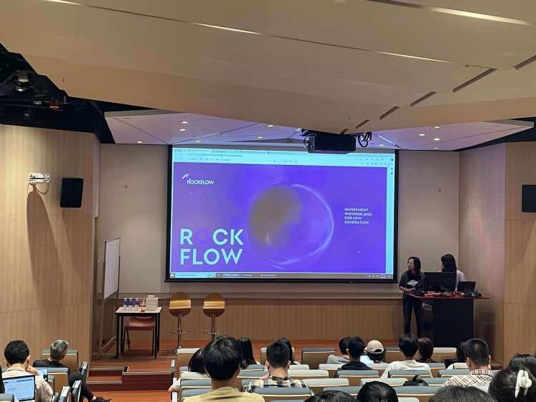 RockFlow founder Vakee Lai was invited to give a presentation at the Hong Kong Polytechnic University